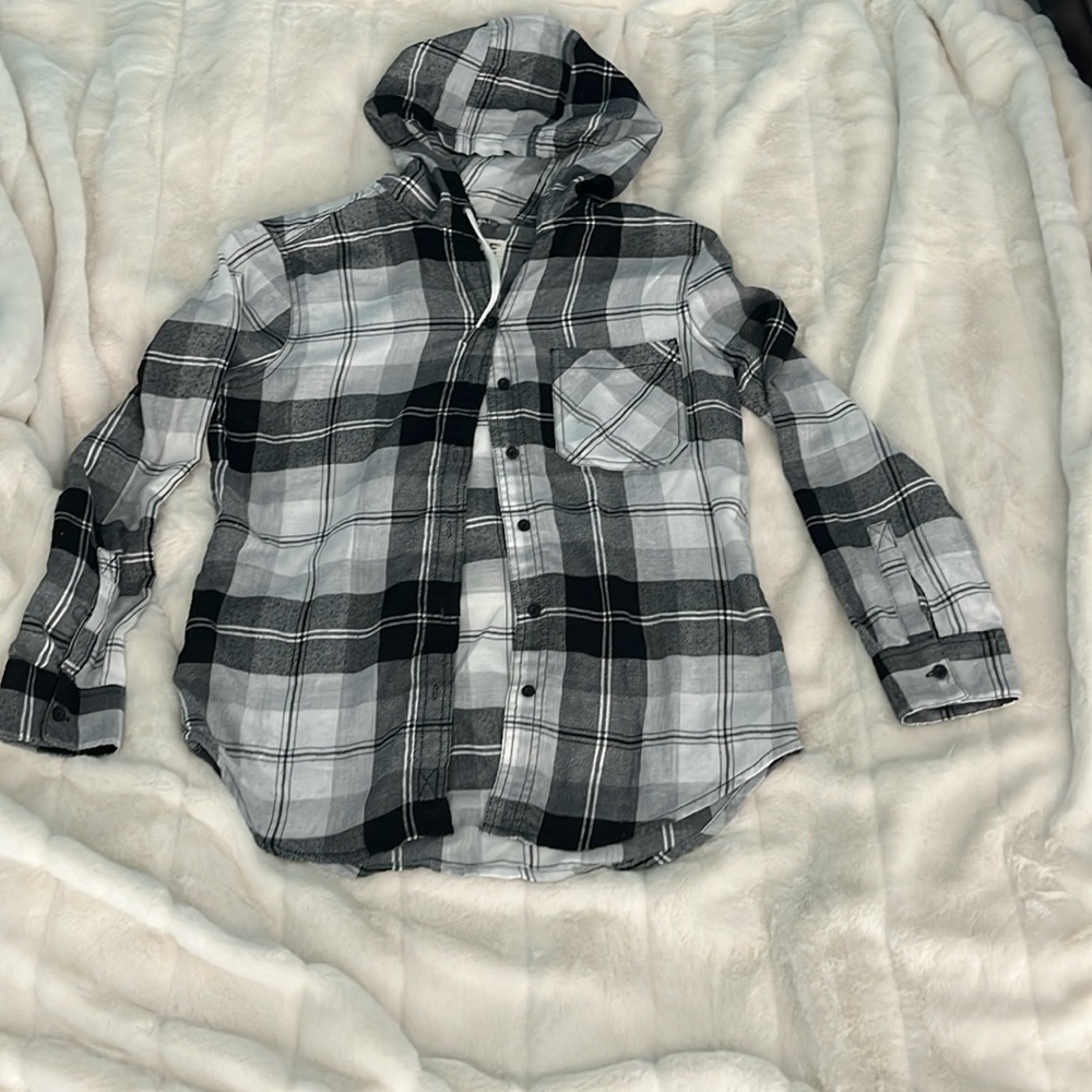 Black and white flannel
